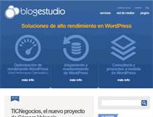 Tablet Screenshot of blogestudio.com